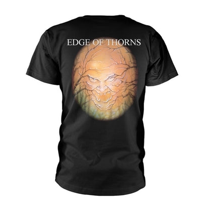 Black - Back - Savatage Unisex Adult Edge Of Thorns T-Shirt