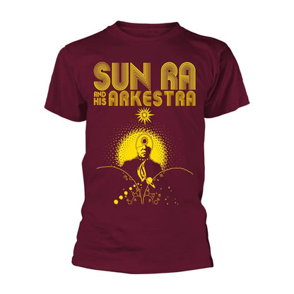 Maroon - Front - Sun Ra Unisex Adult Space Is The Place T-Shirt