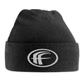 Black-White - Front - Fear Factory Embroidered Logo Beanie