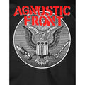 Black - Lifestyle - Agnostic Front Unisex Adult Against All Eagle T-Shirt