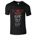 Black - Front - Aerosmith Unisex Adult Walk This Way T-Shirt