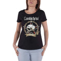 Black - Back - Combichrist Unisex Adult Skull T-Shirt