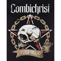 Black - Side - Combichrist Unisex Adult Skull T-Shirt