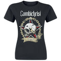 Black - Front - Combichrist Unisex Adult Skull T-Shirt