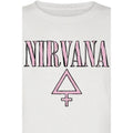 Off White - Side - Nirvana Womens-Ladies Femme T-Shirt
