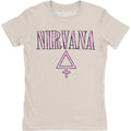 Off White - Front - Nirvana Womens-Ladies Femme T-Shirt