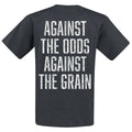 Grey - Back - Machine Head Unisex Adult Bulldozer T-Shirt