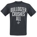 Grey - Front - Machine Head Unisex Adult Bulldozer T-Shirt