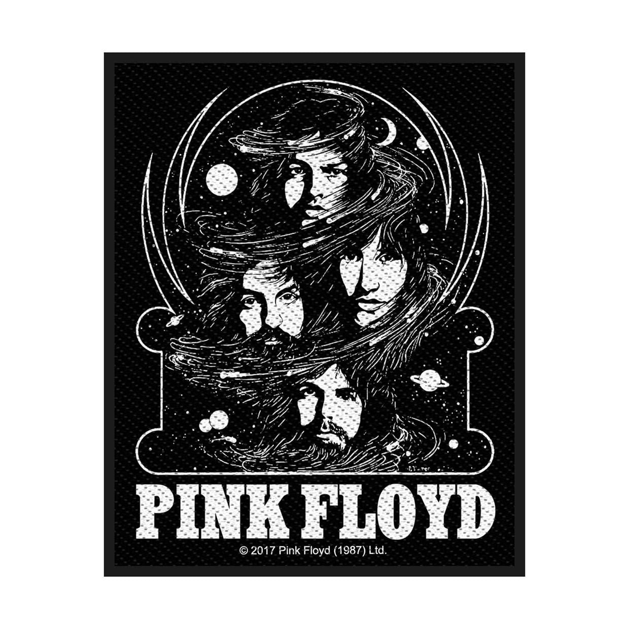Black-White - Front - Pink Floyd Cosmic Faces Patch