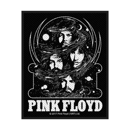 Black-White - Front - Pink Floyd Cosmic Faces Patch