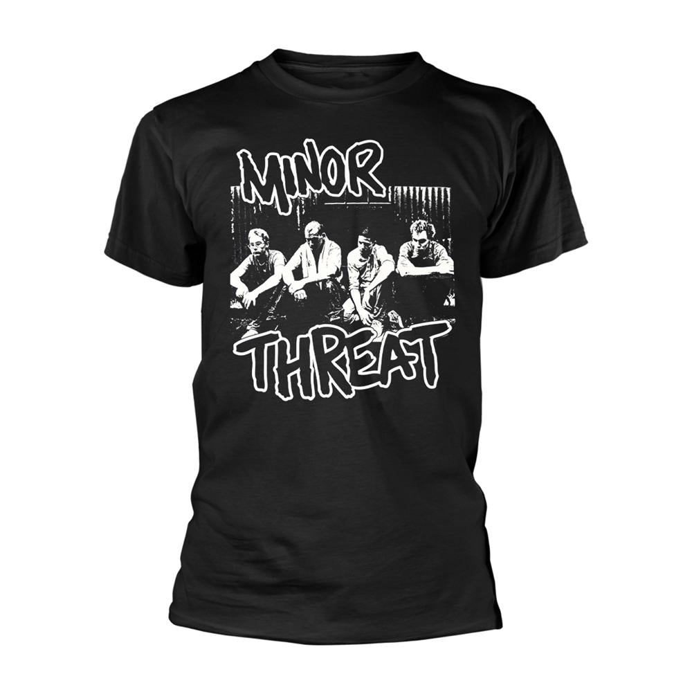 Black - Front - Minor Threat Unisex Adult Xerox T-Shirt
