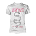 White - Front - Nirvana Unisex Adult Serve The Servants Serpent T-Shirt
