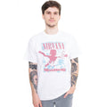 White - Side - Nirvana Unisex Adult Nevermind Underwater T-Shirt