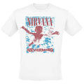 White - Front - Nirvana Unisex Adult Nevermind Underwater T-Shirt