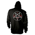 Black - Back - Bathory Unisex Adult Goat Full Zip Hoodie