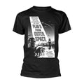 Black - Front - Plan 9 From Outer Space Unisex Adult Poster T-Shirt