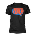 Black - Front - Yes Unisex Adult Speech Bubble Logo T-Shirt