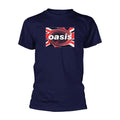 Blue - Front - Oasis Unisex Adult Union Jack T-Shirt