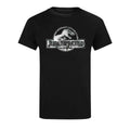 Black - Front - Jurassic World Unisex Adult Logo T-Shirt