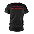 Black - Back - Metal Blade Records Unisex Adult Old School Reaper Back Print T-Shirt