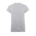Grey - Back - Friends Unisex Adult Central Perk Roll Sleeve T-Shirt