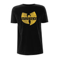 Black - Front - Wu-Tang Clan Unisex Adult Logo T-Shirt