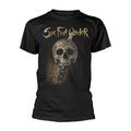 Black - Front - Six Feet Under Unisex Adult Knife Skull T-Shirt