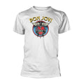 White - Front - Bon Jovi Unisex Adult 1983 Heart T-Shirt