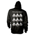 Black - Back - Stiff Little Fingers Unisex Adult Inflammable Material Hoodie