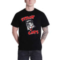 Black - Side - Stray Cats Unisex Adult Logo T-Shirt