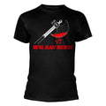 Black - Front - Metal Blade Records Unisex Adult Axe Logo T-Shirt