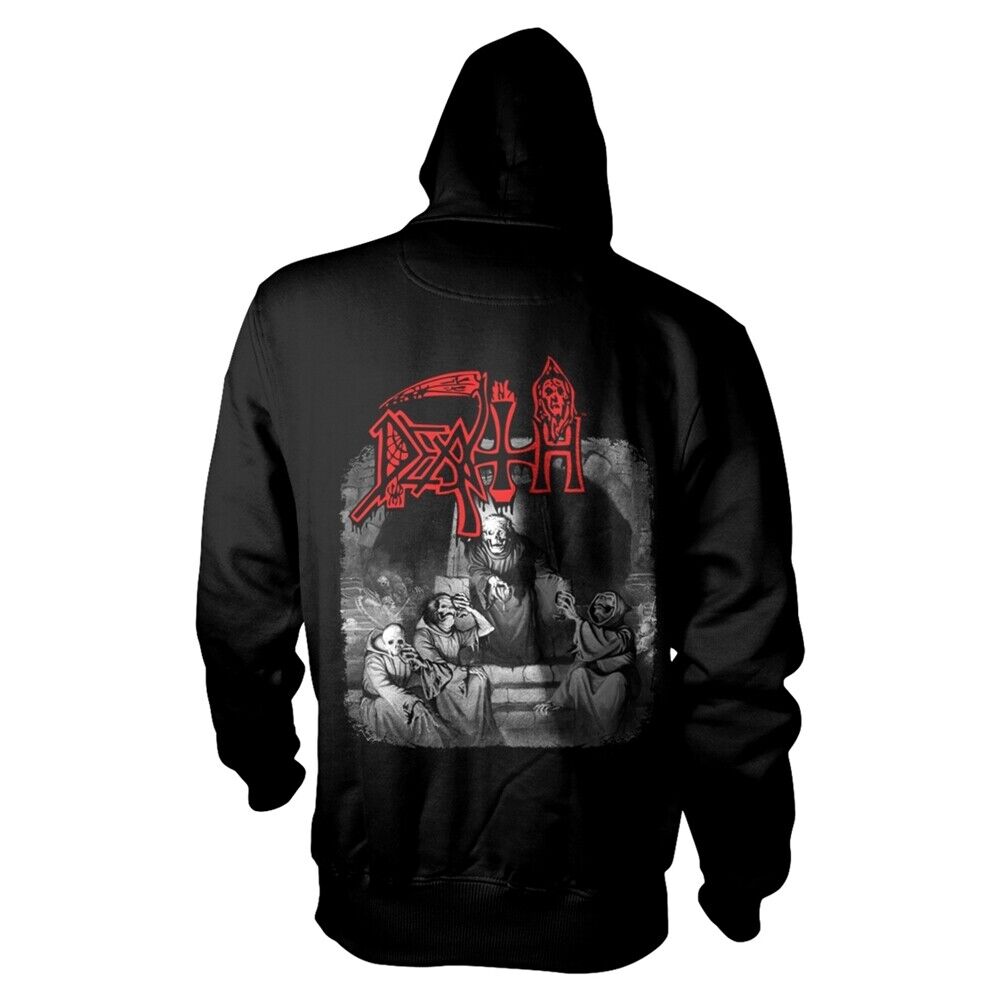 Black - Back - Death Unisex Adult Scream Bloody Gore Hoodie