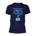 Navy - Front - Oasis Unisex Adult Question Mark T-Shirt