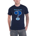 Navy - Side - Oasis Unisex Adult Question Mark T-Shirt