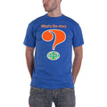 Royal Blue - Front - Oasis Unisex Adult Question Mark T-Shirt