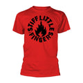Red - Front - Stiff Little Fingers Unisex Adult Punk T-Shirt