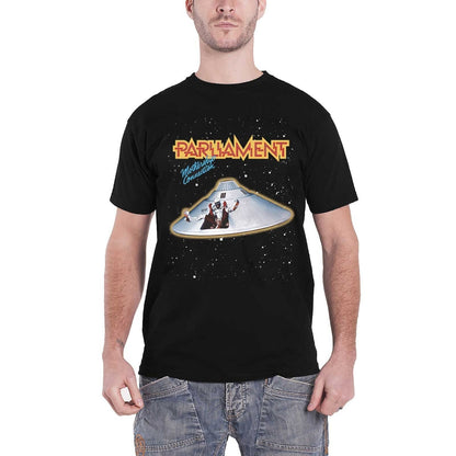 Black - Side - Parliament Unisex Adult Mothership Connection T-Shirt