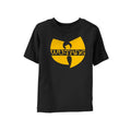 Black - Front - Wu-Tang Clan Childrens-Kids Logo T-Shirt