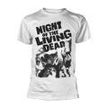White - Front - Night Of The Living Dead Unisex Adult T-Shirt