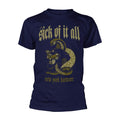Blue - Front - Sick Of It All Unisex Adult New York Hardcore Panther T-Shirt