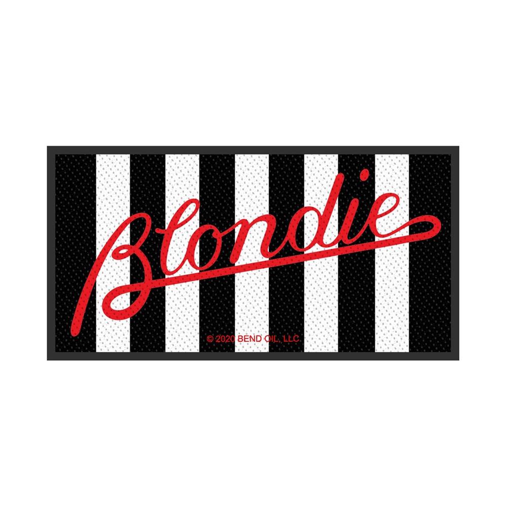 Black-White-Red - Front - Blondie Parallel Lines Patch
