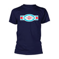 Blue - Front - Oasis Unisex Adult Oblong Target T-Shirt