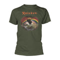 Green - Front - Rainbow Unisex Adult Rising Distressed Regular T-Shirt