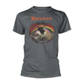 Grey - Front - Rainbow Unisex Adult Rising Distressed Regular T-Shirt