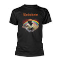 Black - Front - Rainbow Unisex Adult Rising Distressed Regular T-Shirt