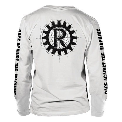 White - Back - Rage Against the Machine Unisex Adult Nuns And Guns Long-Sleeved T-Shirt