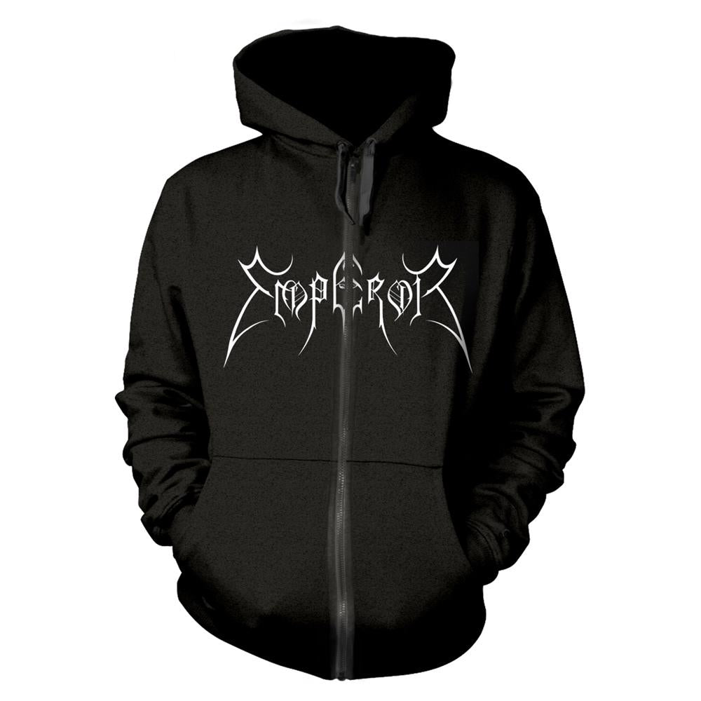 Black - Front - Emperor Unisex Adult In The Nightside Eclipse Full Zip Hoodie