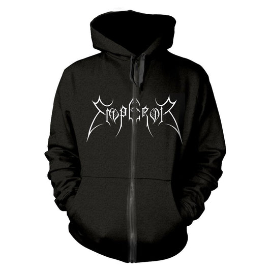 Black - Front - Emperor Unisex Adult In The Nightside Eclipse Full Zip Hoodie