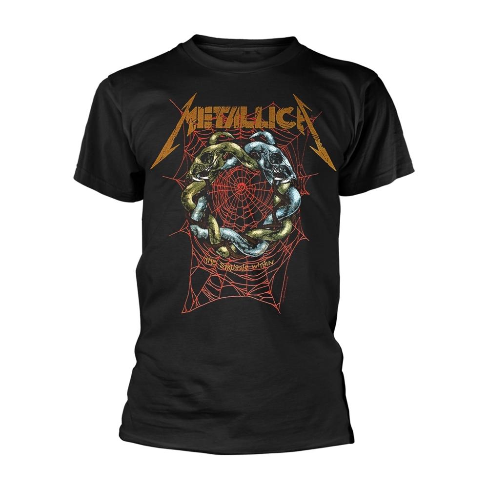 Black - Front - Metallica Unisex Adult Ruin-Struggle T-Shirt