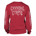 Red - Back - Cannibal Corpse Unisex Adult Pile Of Skulls 2018 Long-Sleeved T-Shirt